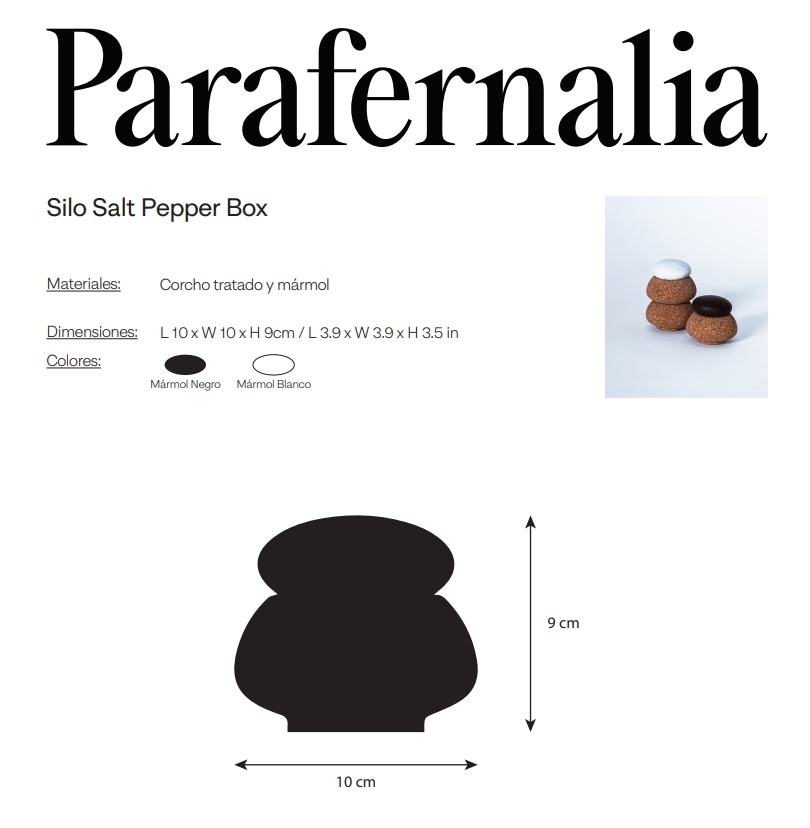 Silo Salt Pepper Box